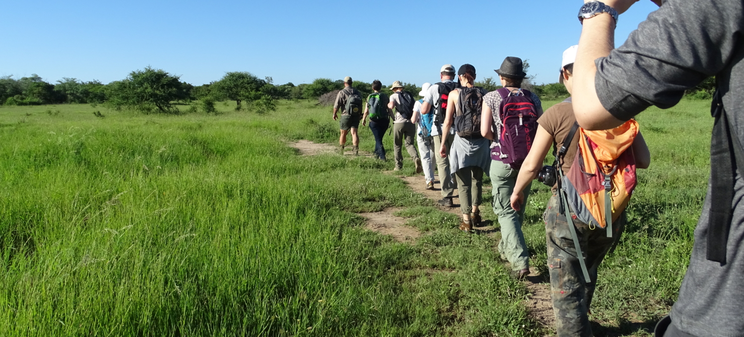 Buschwanderung in Südafrika