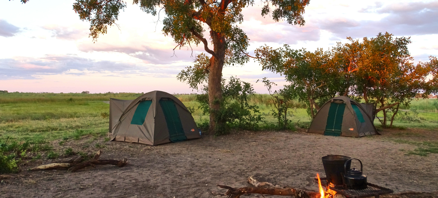Camping im Okavango Delta