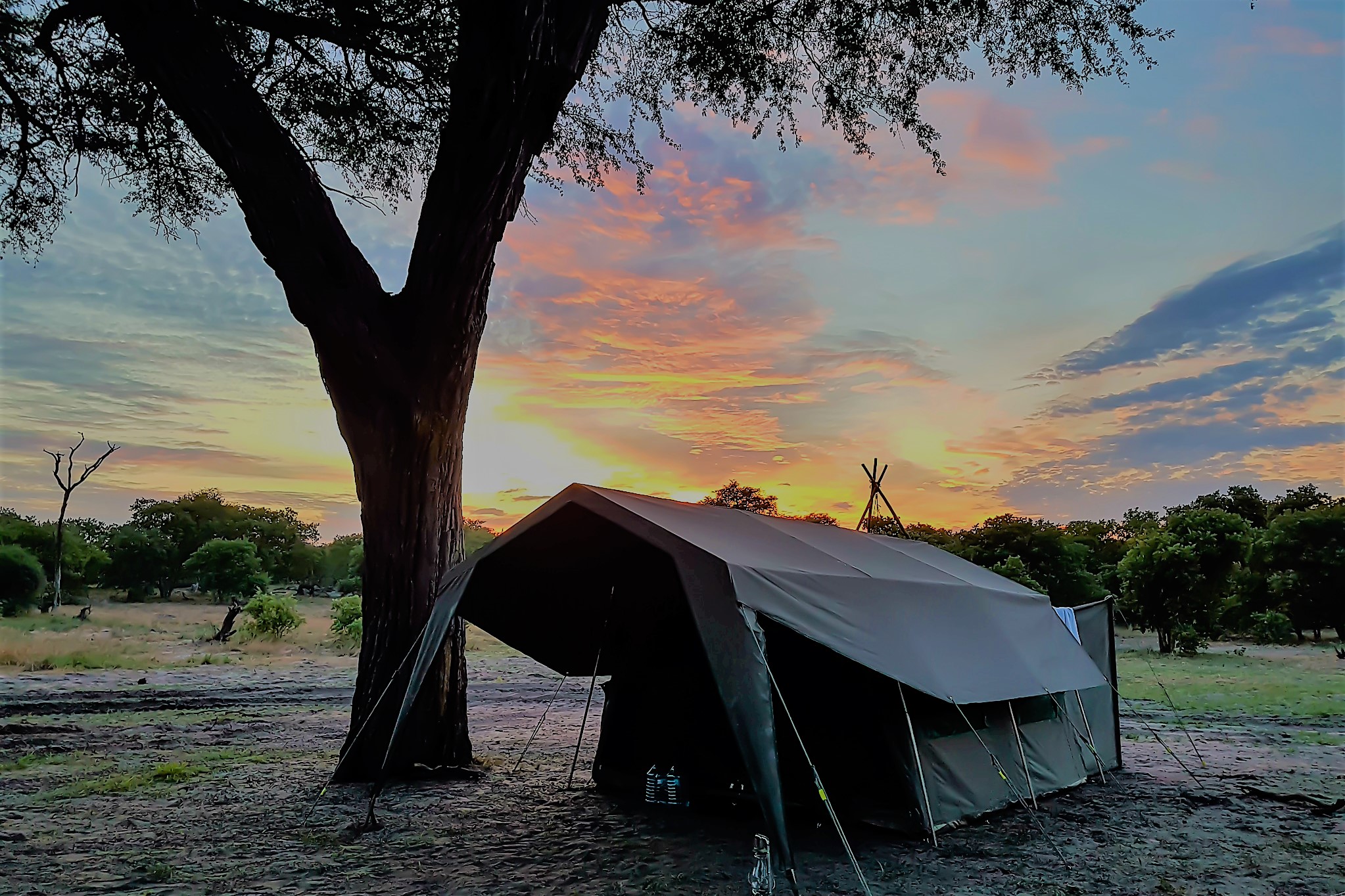 Camping in Savuti Botswana