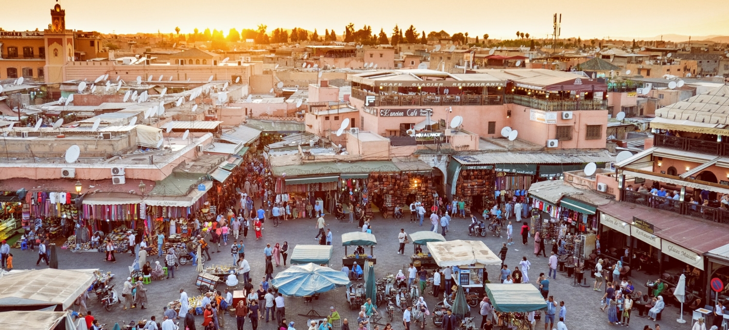 Marktgeschehen in Marrakesch