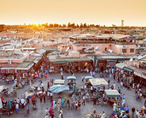 Marktgeschehen in Marrakesch