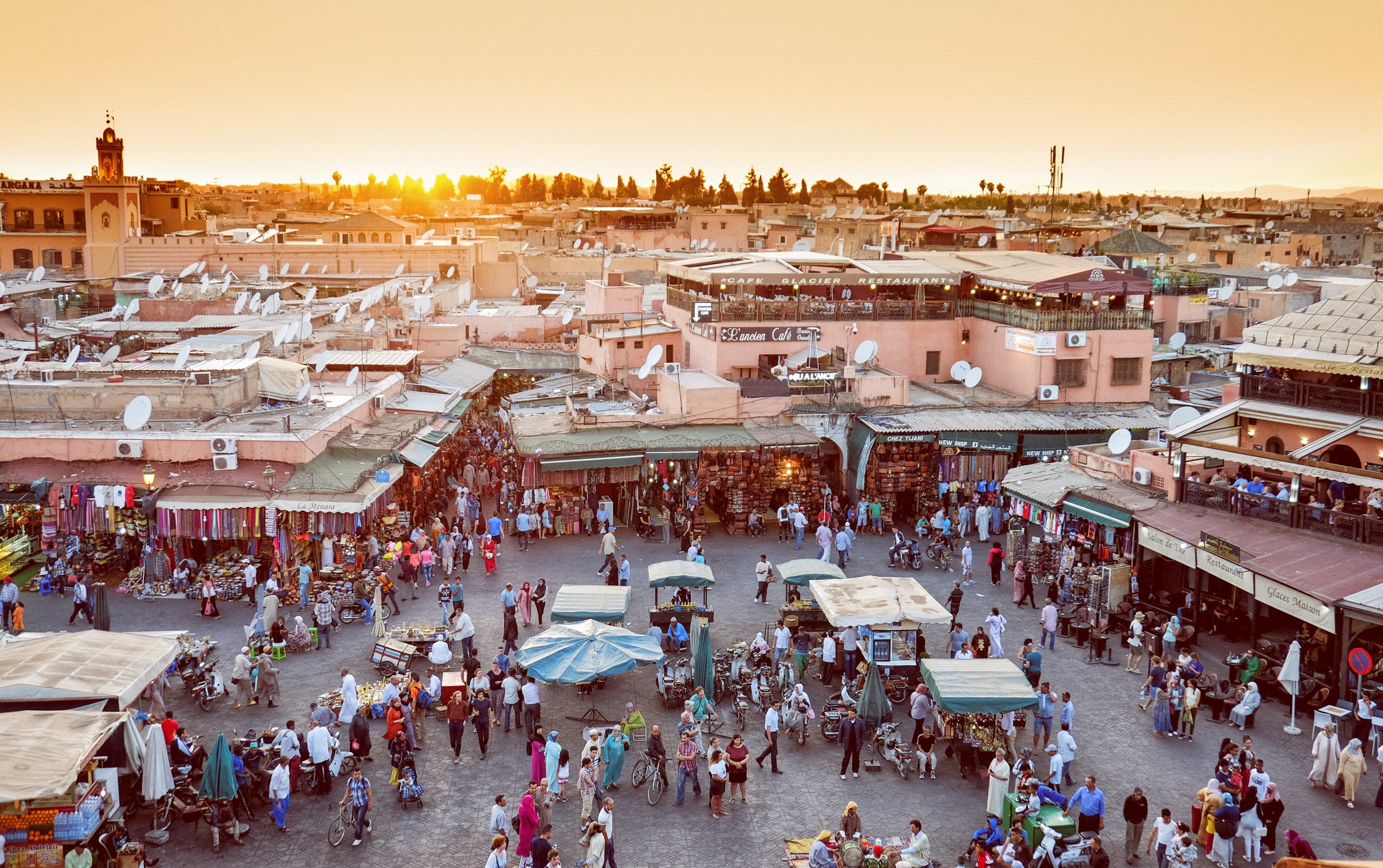 Marktgeschehen in Marrakesch