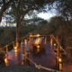 Olivers Camp Tansania am Abend