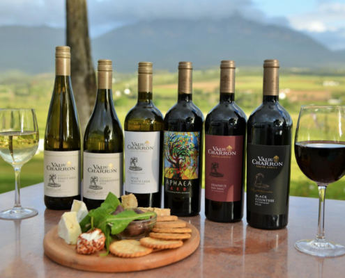 Weine in Val du Charron Südafrika