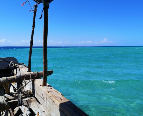 Boot zum Maziwe Marine Reserve