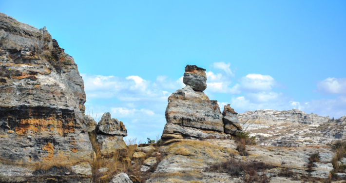 Felsen im Isalo Nationalpark