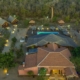 Außenanlage und Pool im Relais du Kirindy Madagaskar