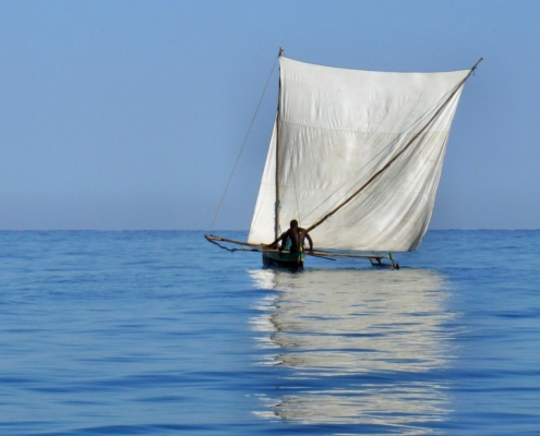 typisches Boot Madagaskar