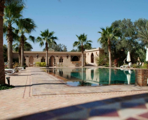 Pool im Dar Zitoune in Marokko