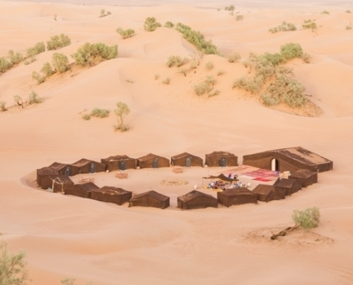 Erg Lihoudi Camp Marokko