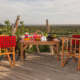 Ausblick von der Il Ngwesi Lodge Kenia