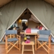 Zelt im Tlouwana Camp Botswana