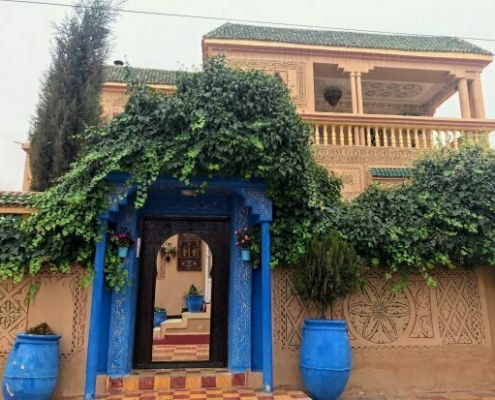 Außenansicht Villa Midelt Marokko