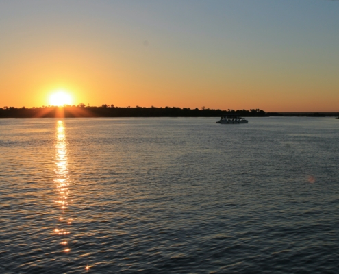 Sonnenuntergang am Zambezi