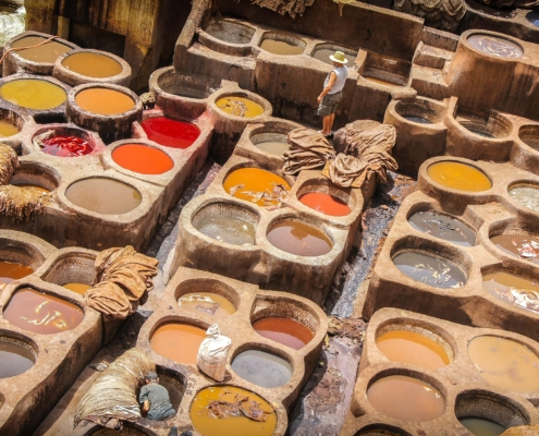 Fes Gerberei Marokko