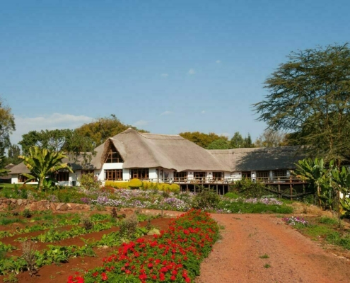 Außenansicht Ngorongoro Farm House Tansania