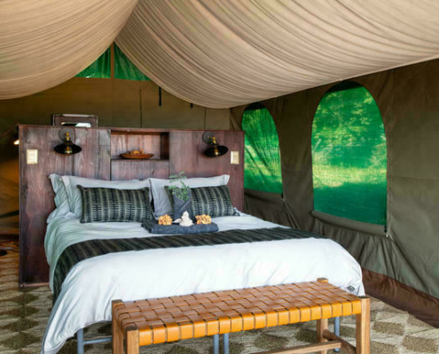 Mana River Camp Simbabwe Zelt