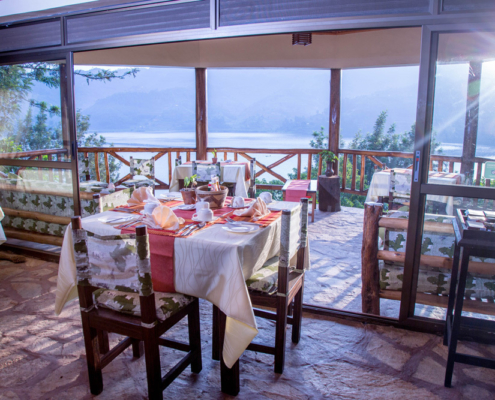 Lake Mulehe Lodge Uganda Restaurant