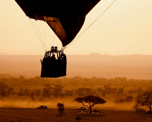 Ballonflug Serengeti