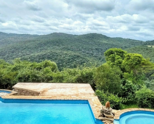 Ngorongoro Forest Tented Lodge Aussicht