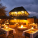 Camelthorn Kalahari Lodge abends