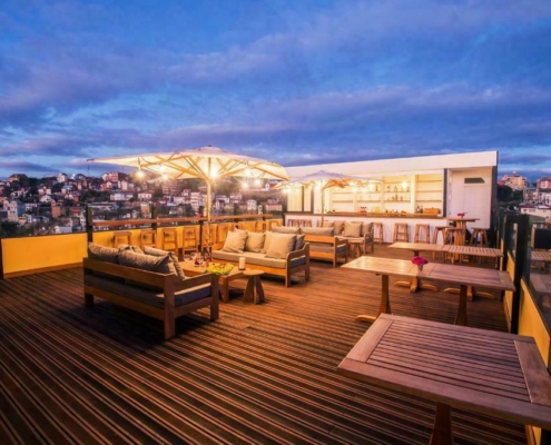 Grand Hotel Urban Dachterrasse