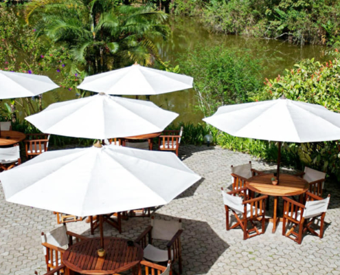 Vakona Forest Lodge Terrasse